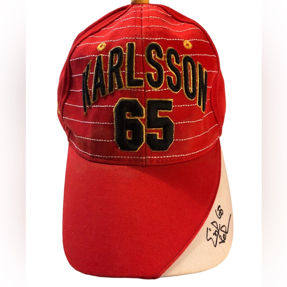 Erik Karlsson 65 Hat Ottawa Senators NHLPA Saga Sports Autograph adjustable